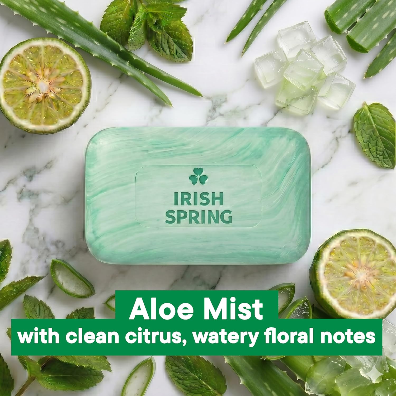 Irish Spring Bar Soap for Men, Original Clean, Smell Fresh and Clean for 12 Hours, Men Soap Bars for Washing Hands and Body, Mild for Skin, Recyclable Carton, 3.7 Ounce - 3 Count (Pack of 8)